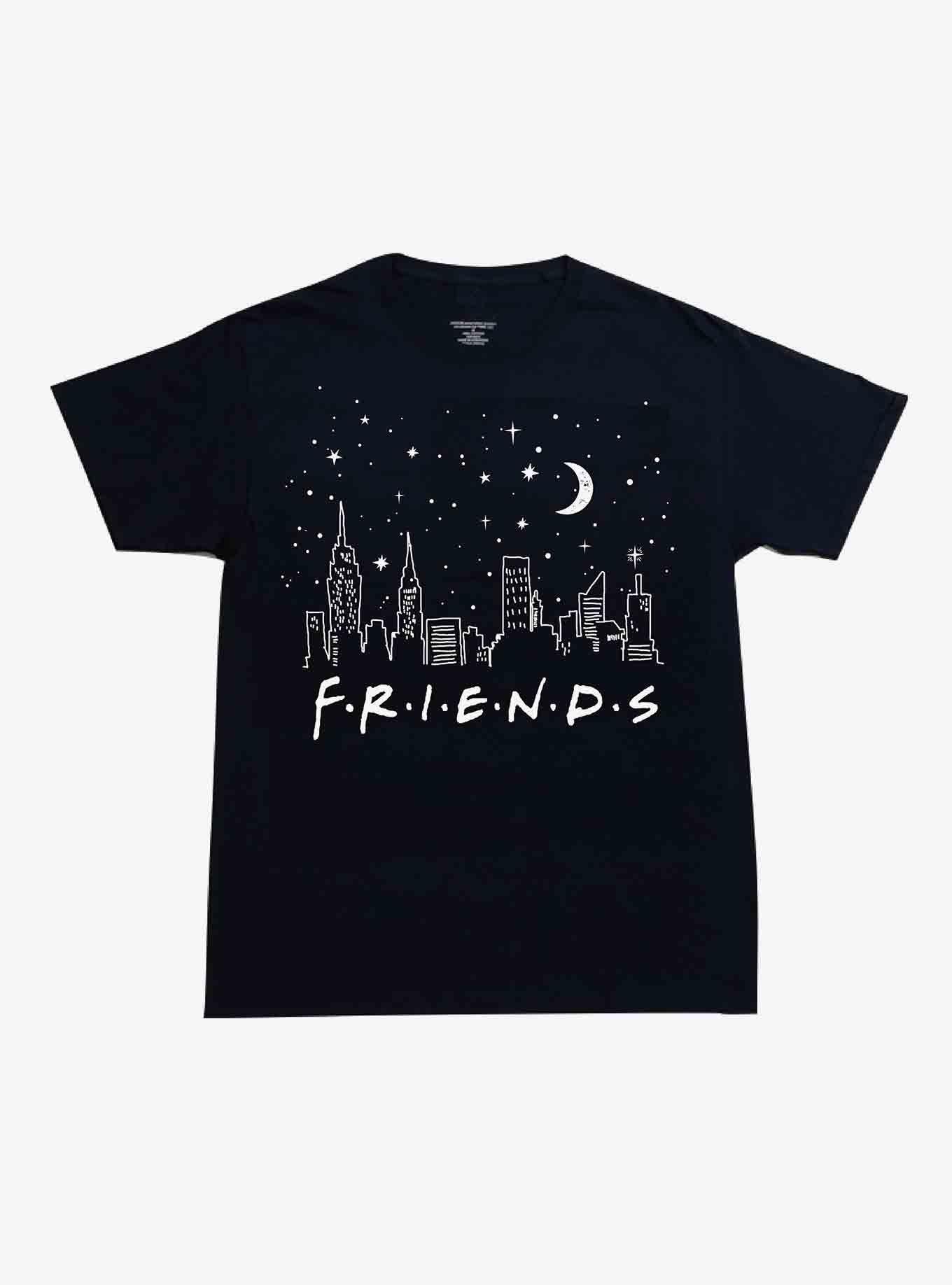 Friends Star Sky Boyfriend Fit Girls T-Shirt, MULTI, hi-res
