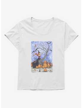 Halloween Tree Girls T-Shirt Plus Size by Amy Brown, , hi-res