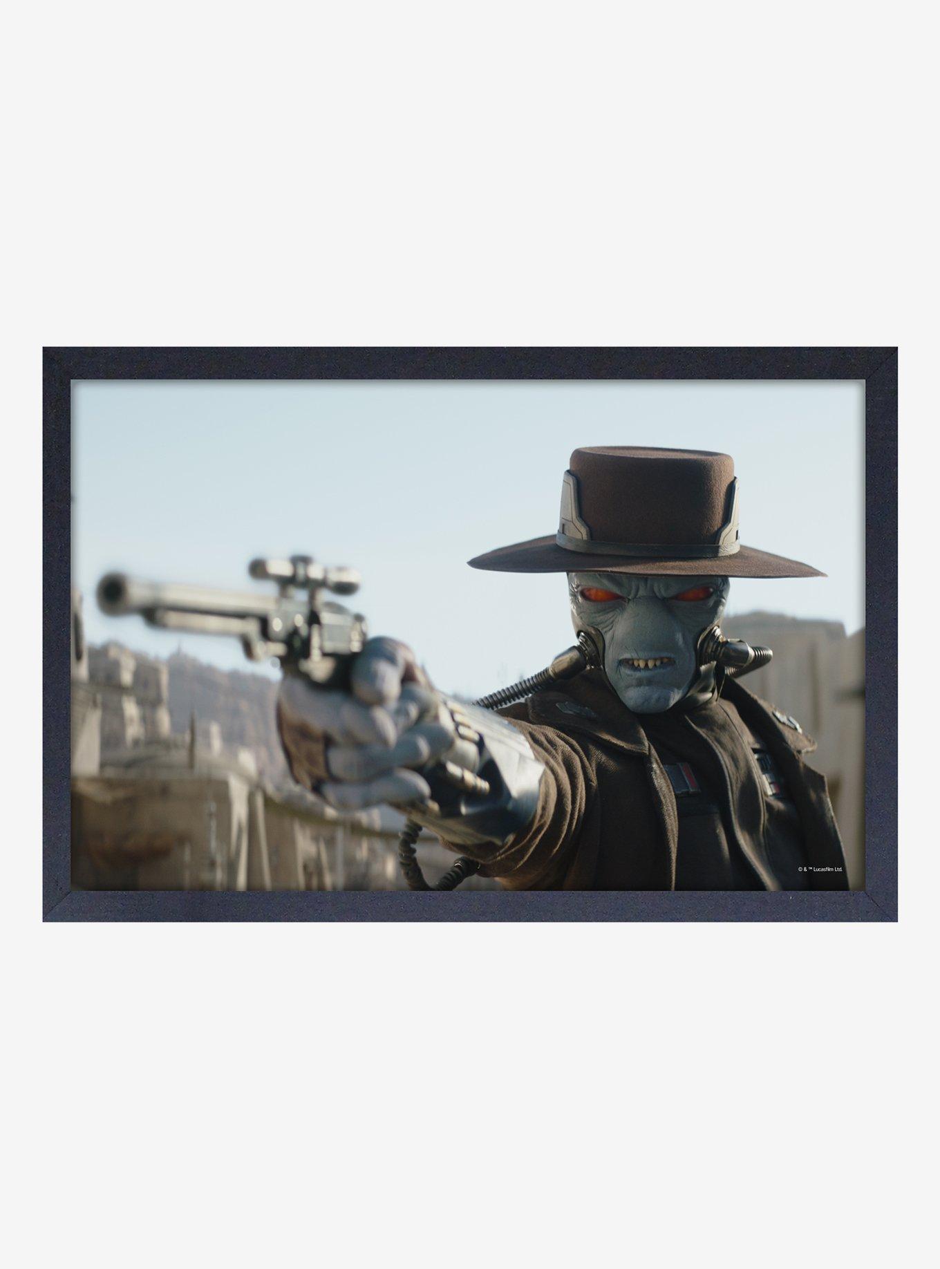 Star Wars Boba Fett Cad Bane Gun Framed Wood Wall Art, , hi-res