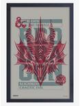 Dungeons & Dragons Chaotic Evil Framed Wood Wall Art, , hi-res