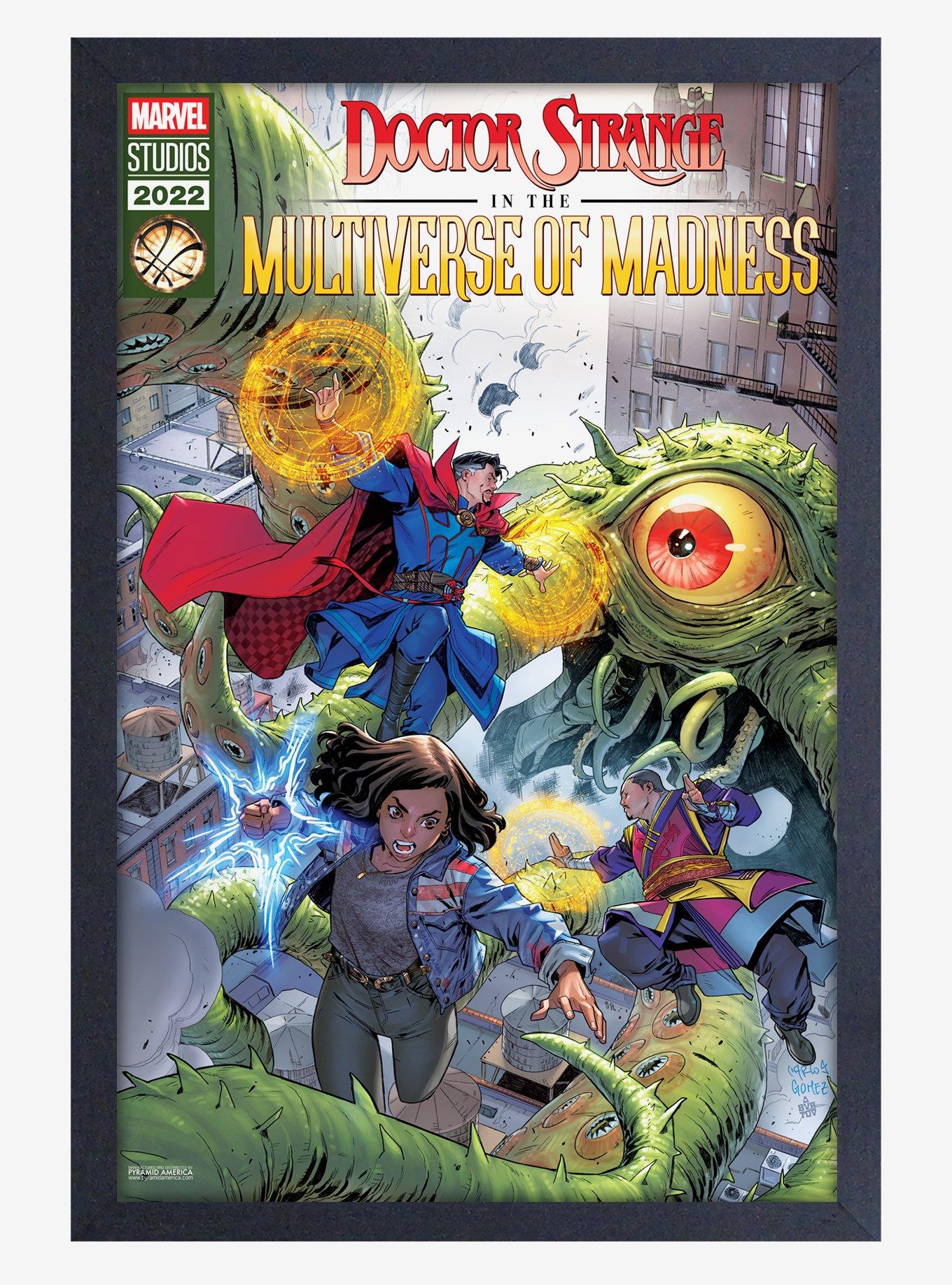 Marvel Doctor Strange 2 Multiverse Of Madness Comic Framed Wood Wall Art, , hi-res