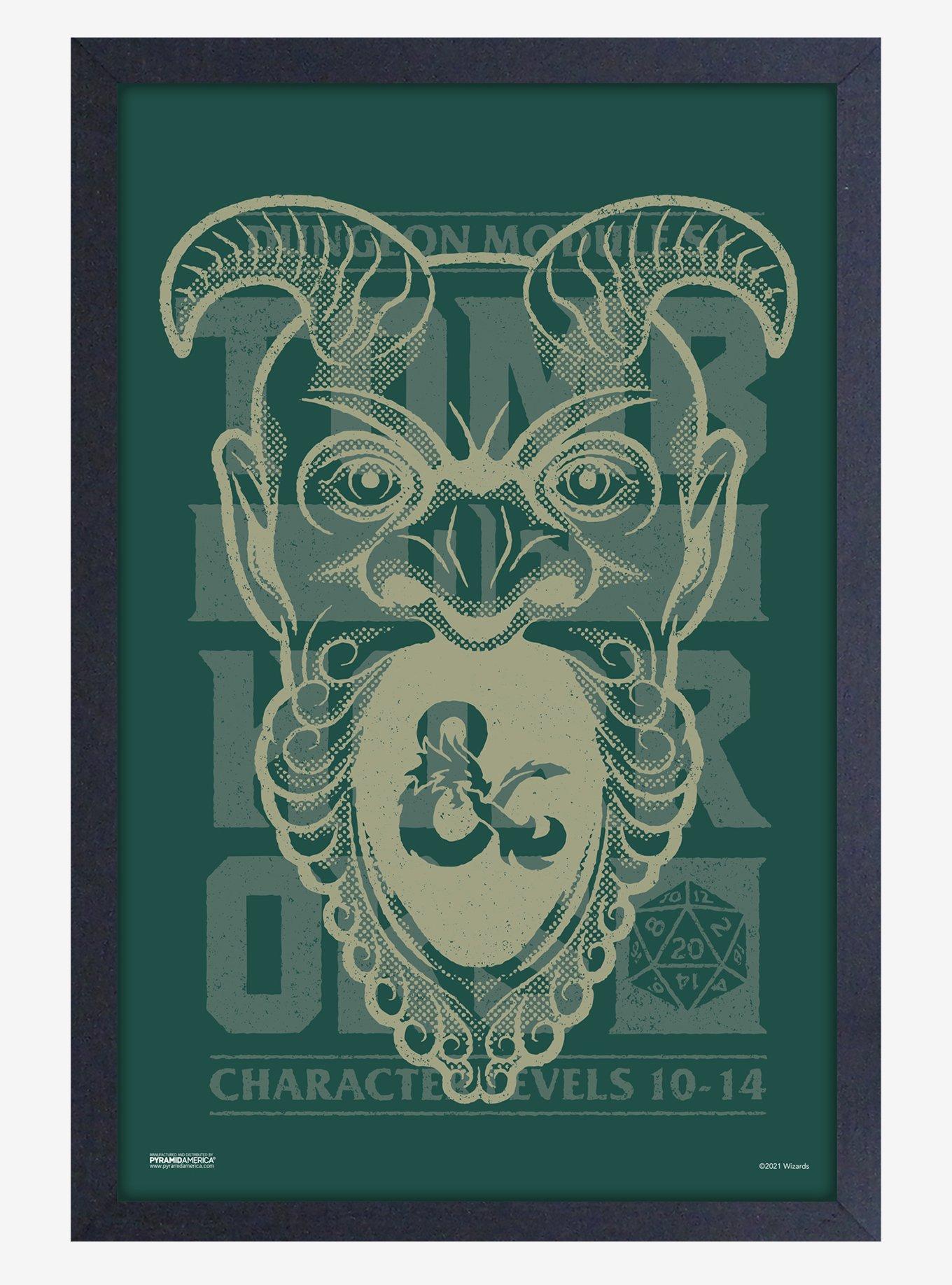 Dungeons & Dragons Levels Framed Wood Wall Art, , hi-res