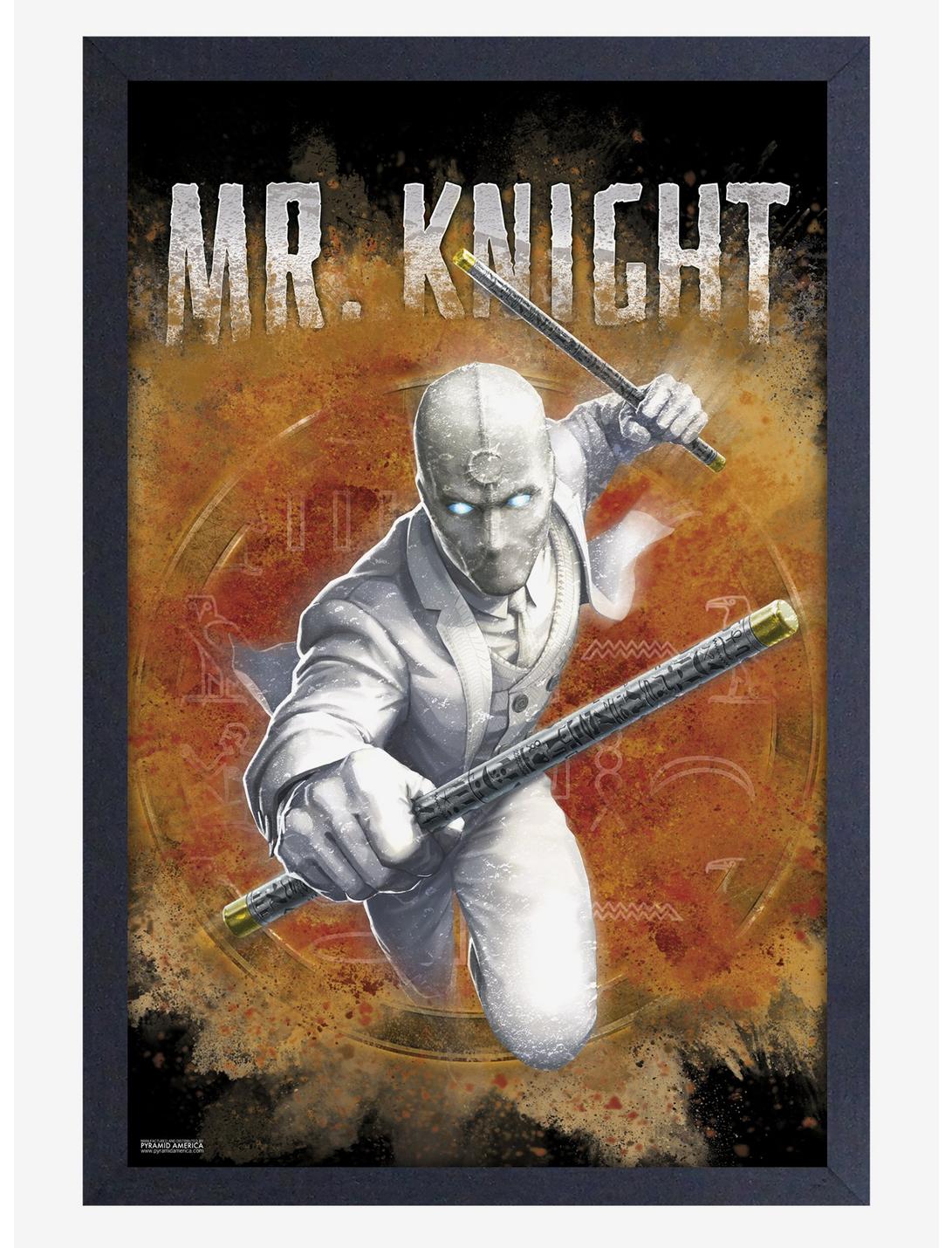 Marvel Moon Knight Mister Framed Wood Wall Art, , hi-res