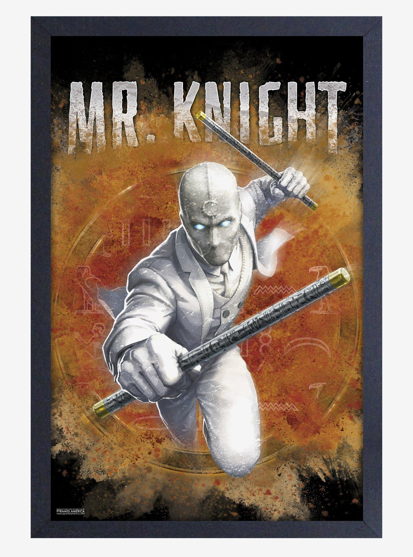 Marvel Moon Knight Mister Framed Wood Wall Art, , hi-res