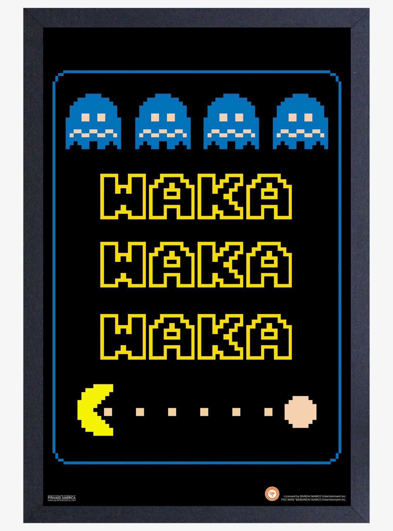Pac-Man Waka Retro Framed Wood Wall Art, , hi-res