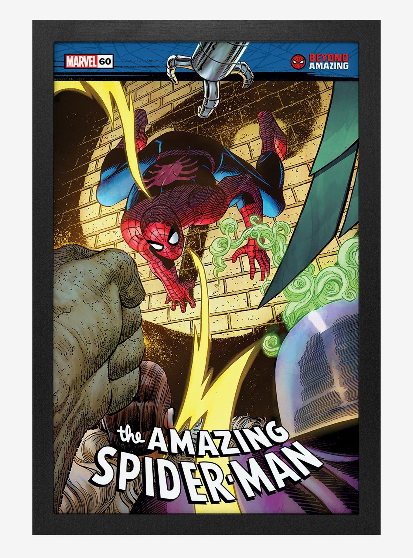 Marvel Spider-Man 60Th Ann Villains Framed Wood Wall Art, , hi-res