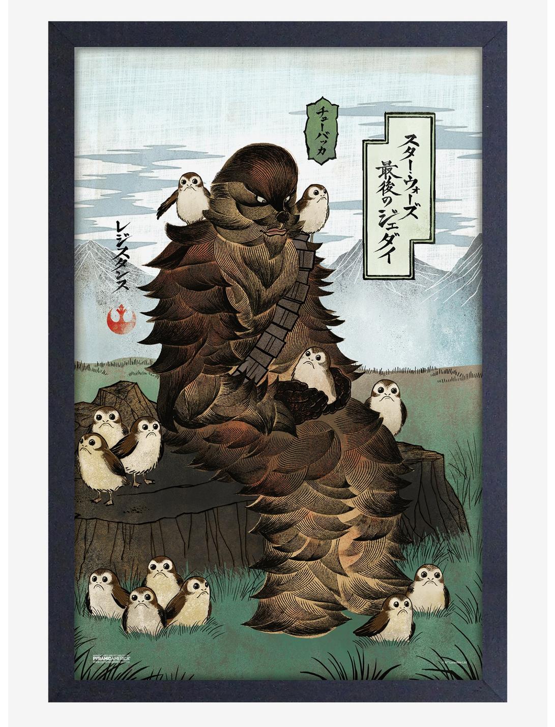 Star Wars Japanese Chewy Framed Wood Wall Art, , hi-res
