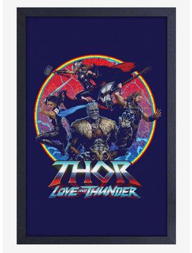 Marvel Thor Love And Thunder Squad Framed Wood Wall Art, , hi-res
