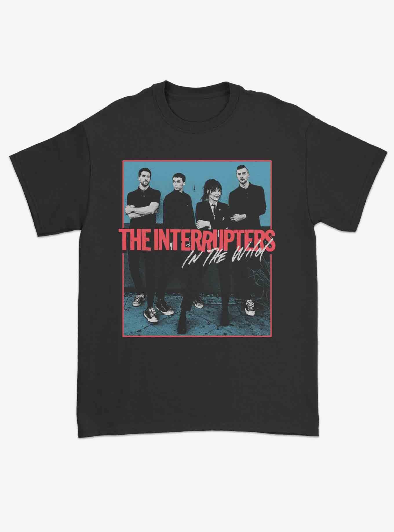 The Interrupters In The Wild Album Cover Boyfriend Fit Girls T-Shirt, BLACK, hi-res
