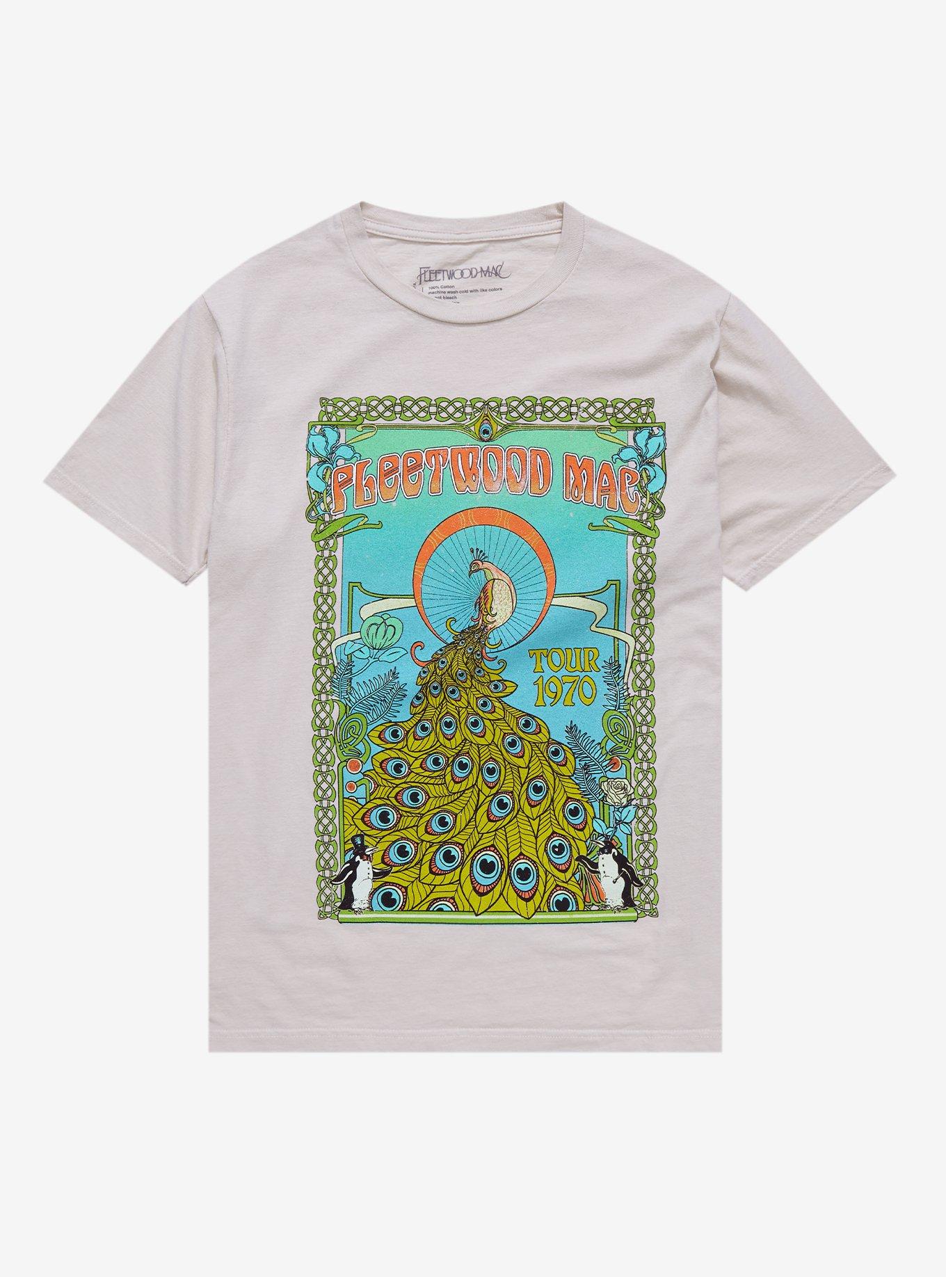 Fleetwood Mac Peacock Tour Boyfriend Fit Girls T Shirt Hot Topic