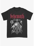 Behemoth Crown Of Thorns Skull Boyfriend Fit Girls T-Shirt, BLACK, hi-res