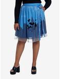 Disney Peter Pan Night Sky Lace-Up Skirt Plus Size, BLUE, hi-res