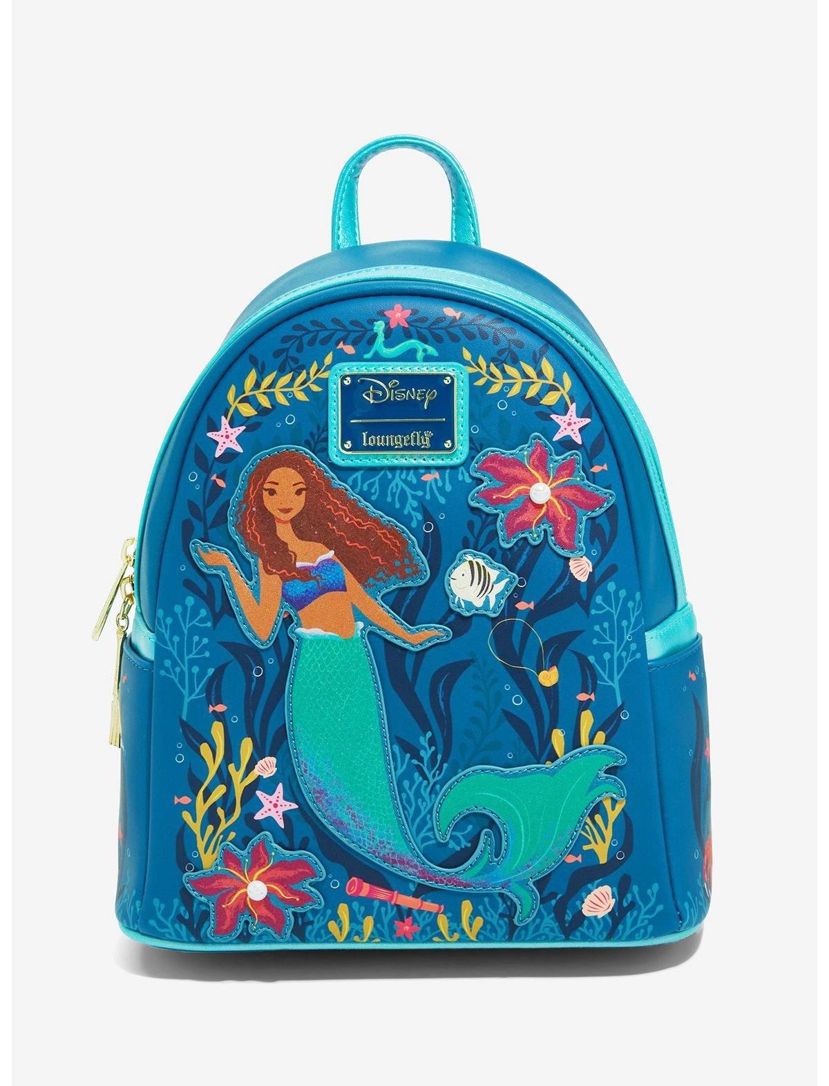 2023 boxlunch her universe sleeping beauty dress color changing mini backpack  loungefly 2 