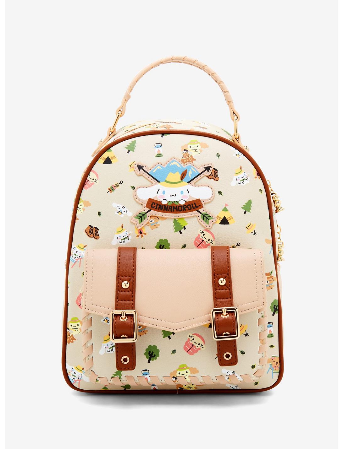 Sanrio Cinnamoroll Camping Icons Allover Print Mini Backpack - BoxLunch Exclusive, , hi-res