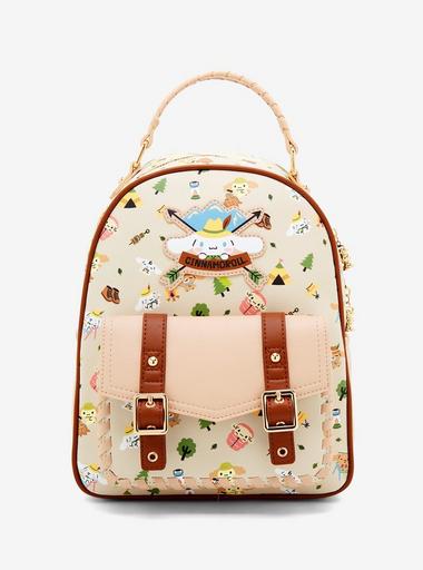 Sanrio Cinnamoroll Camping Icons Allover Print Mini Backpack