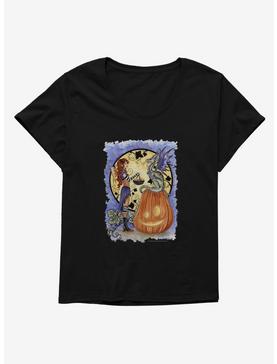 Dragons Love Candy Corn Womens T-Shirt Plus Size by Amy Brown, , hi-res