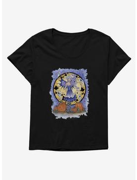 Haunted Pumpkin Patch Womens T-Shirt Plus Size by Amy Brown, , hi-res