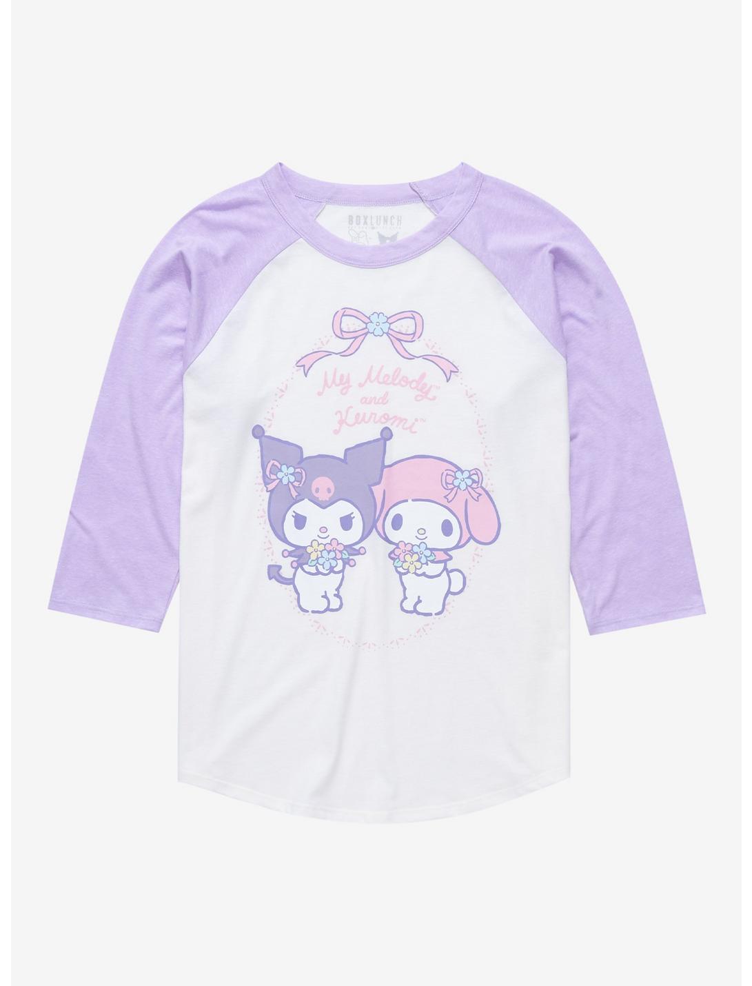 Sanrio My Melody & Kuromi Portrait Raglan T-Shirt - BoxLunch Exclusive |  BoxLunch