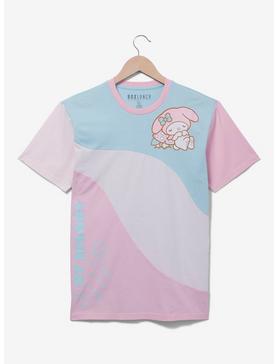 Plus Size Sanrio My Melody Color Block Wavy Panel Women's T-Shirt - BoxLunch Exclusive, , hi-res