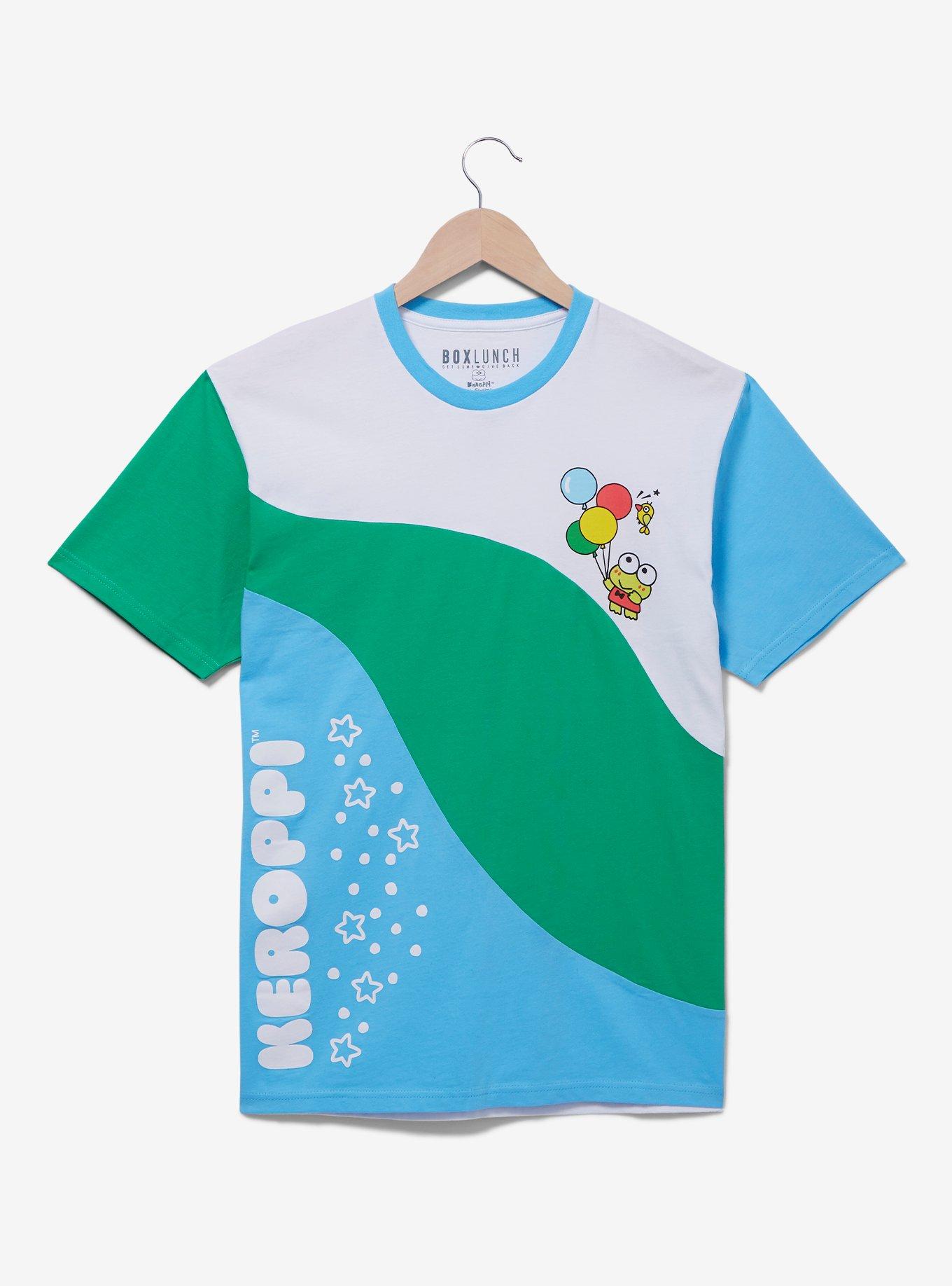 Sanrio Keroppi Wavy Panel Women's T-Shirt - BoxLunch Exclusive