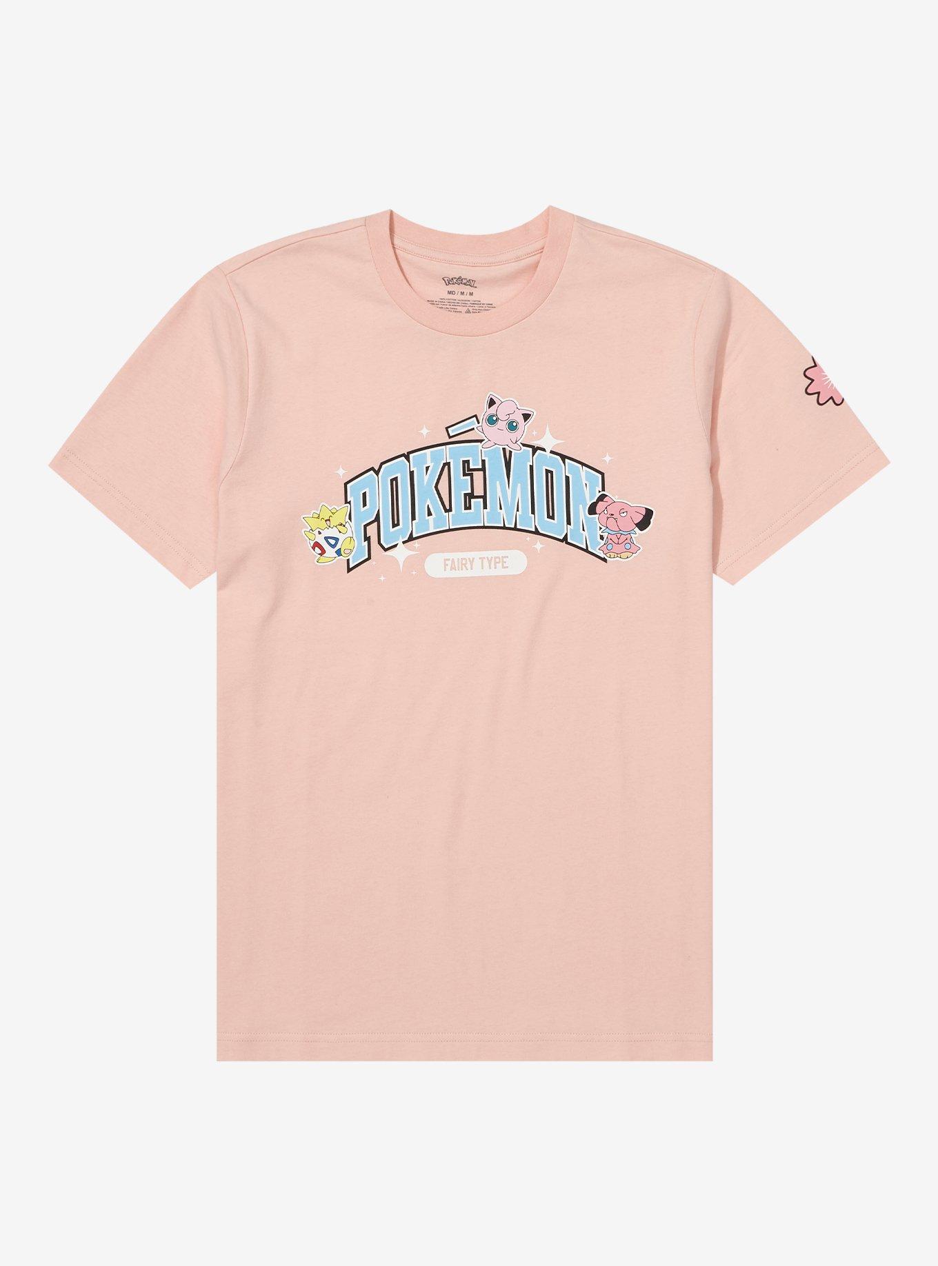 Pok&eacute;mon Fairy Type T-Shirt - BoxLunch Exclusive, LIGHT PINK, hi-res