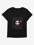 Saw Game Over Womens T-Shirt Plus Size, BLACK, hi-res
