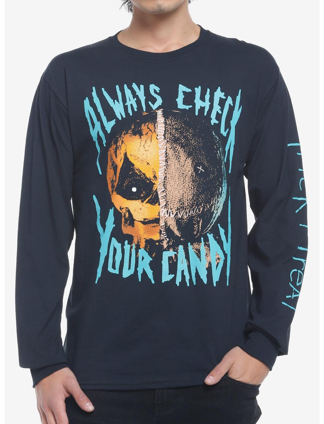 Trick 'R Treat Always Check Your Candy Long-Sleeve T-Shirt, BLACK, hi-res