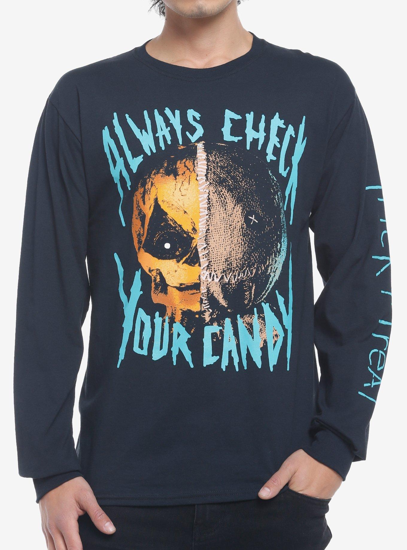Trick 'R Treat Always Check Your Candy Long-Sleeve T-Shirt, BLACK, hi-res