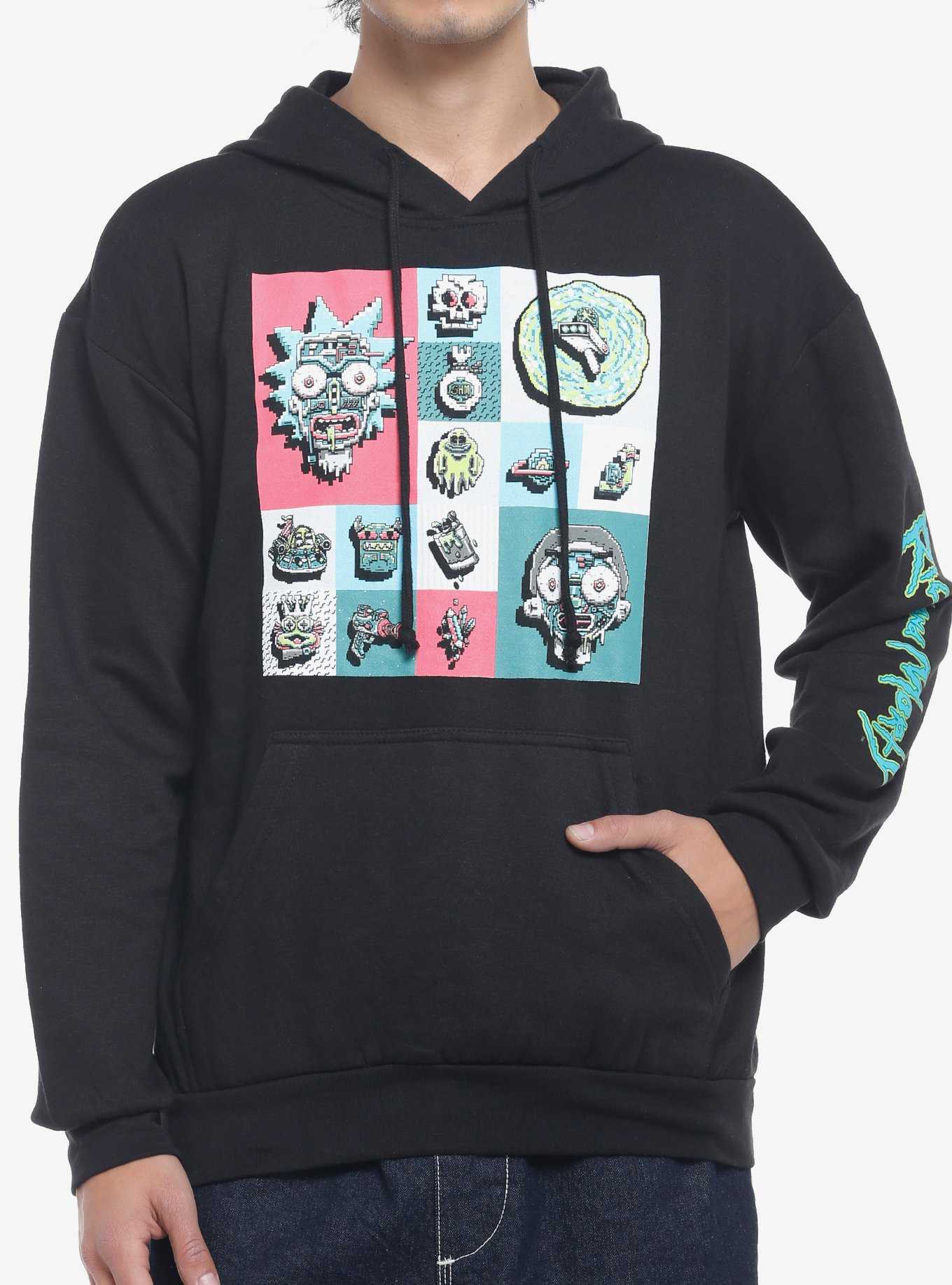 Rick And Morty Collage Hoodie, , hi-res