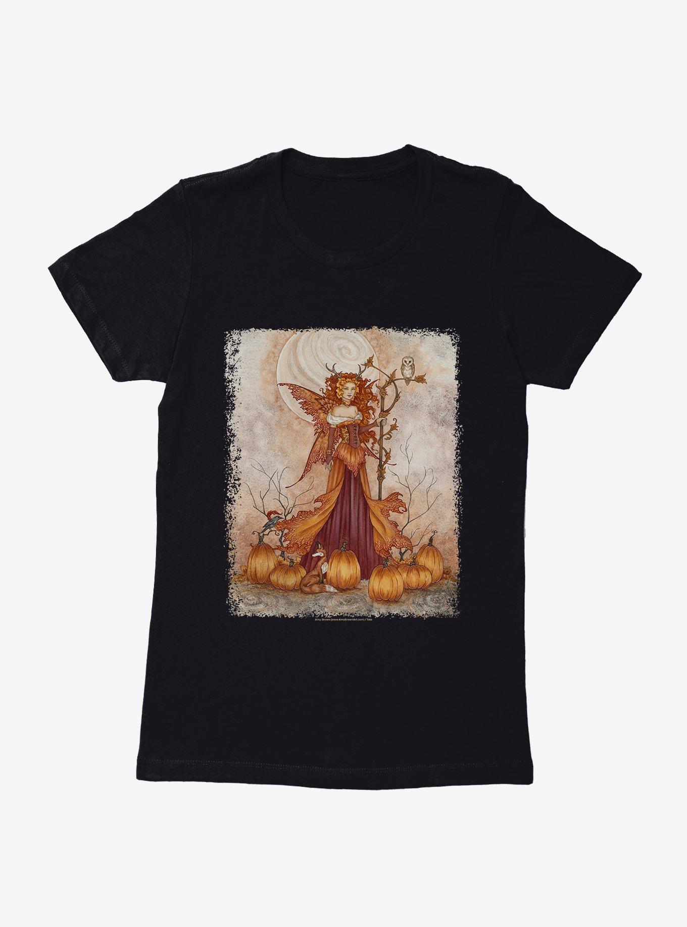 Pumpkin Queen Womens T-Shirt by Amy Brown, , hi-res