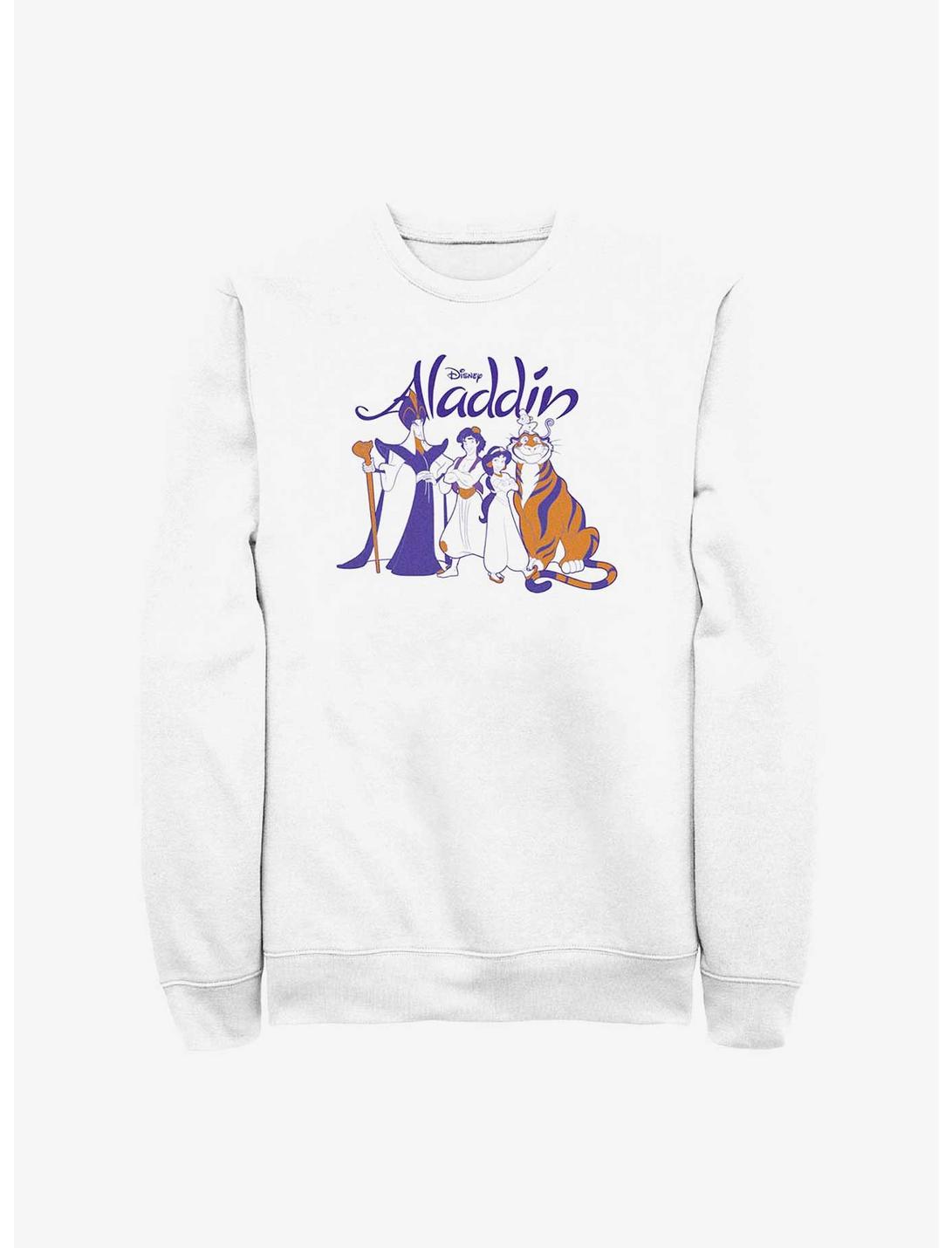 Disney Aladdin Group Shot Sweatshirt, WHITE, hi-res