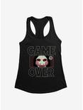 Saw Game Over Womens Tank Top, BLACK, hi-res