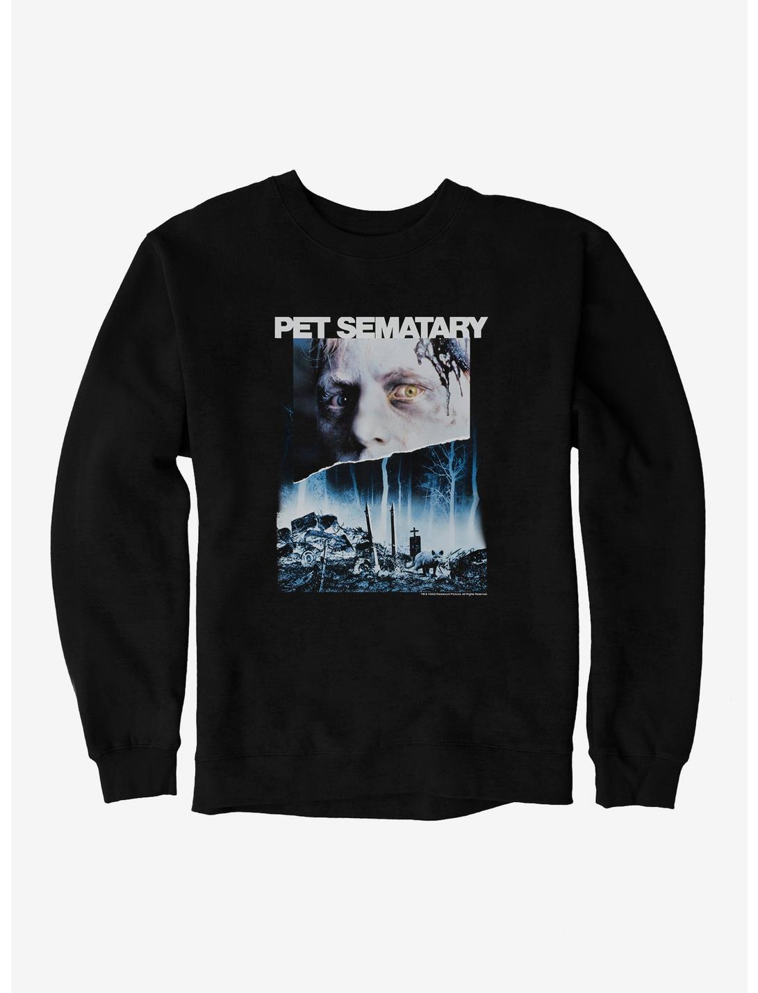 Pet Sematary Movie Poster Sweatshirt, BLACK, hi-res