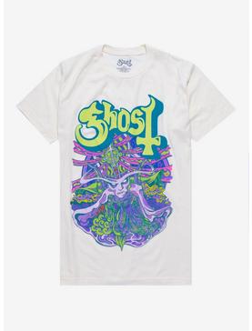 Ghost Pastel Papa Emeritus Boyfriend Fit Girls T-Shirt, , hi-res