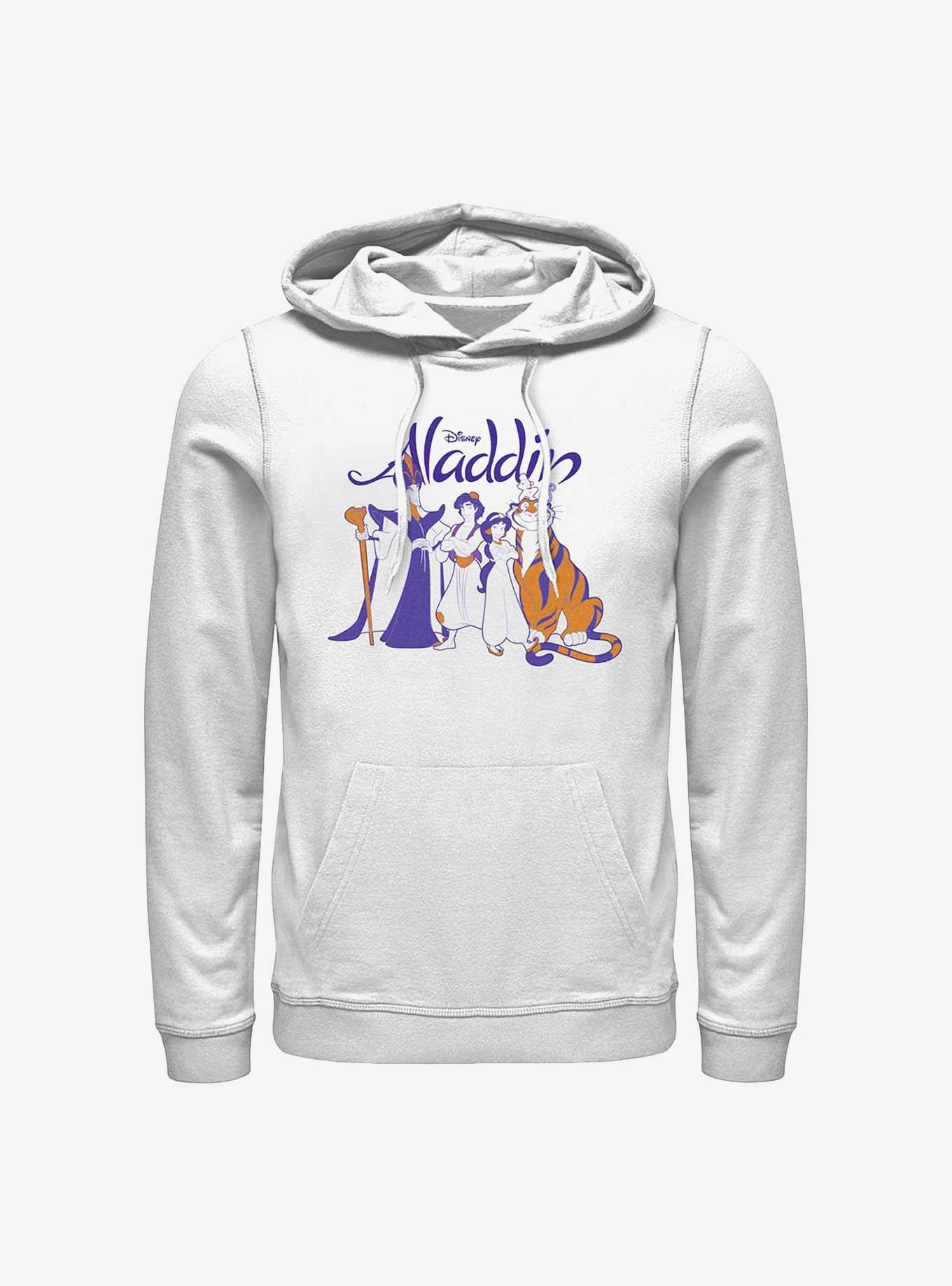 Disney Aladdin Group Shot Hoodie, WHITE, hi-res