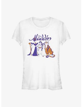 Disney Aladdin Group Shot Girls T-Shirt, , hi-res
