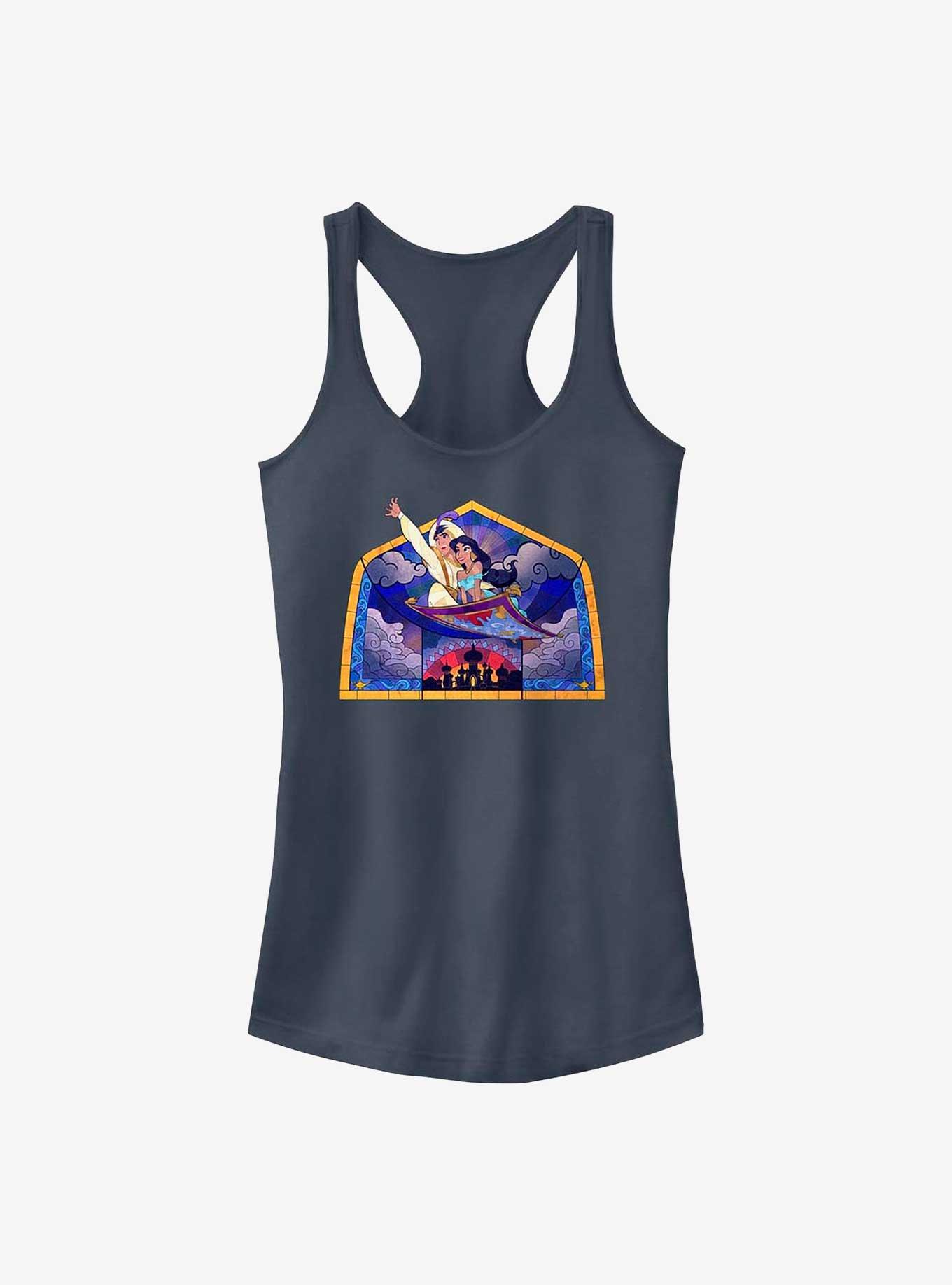 Disney Aladdin Glass Carpet Girls Tank, INDIGO, hi-res