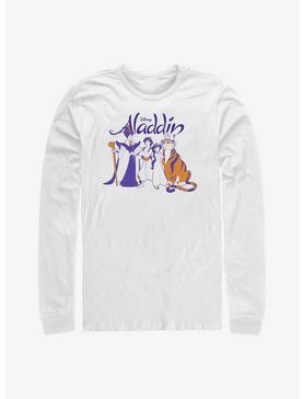 Plus Size Disney Aladdin Group Shot Long-Sleeve T-Shirt, , hi-res