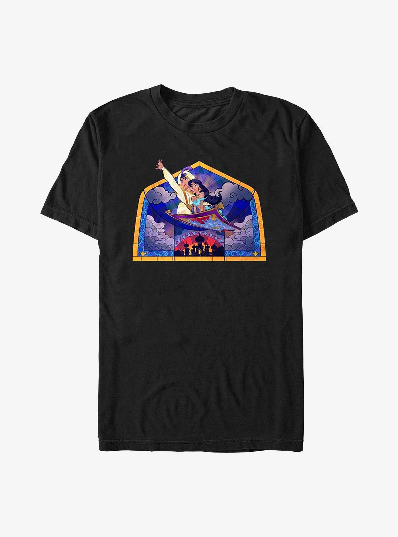 Disney Aladdin Glass Carpet T-Shirt, BLACK, hi-res