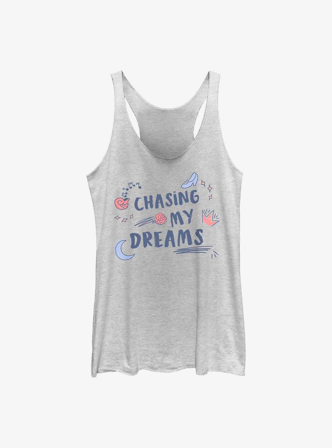 Disney Princesses Chasing My Dreams Girls Tank, WHITE HTR, hi-res