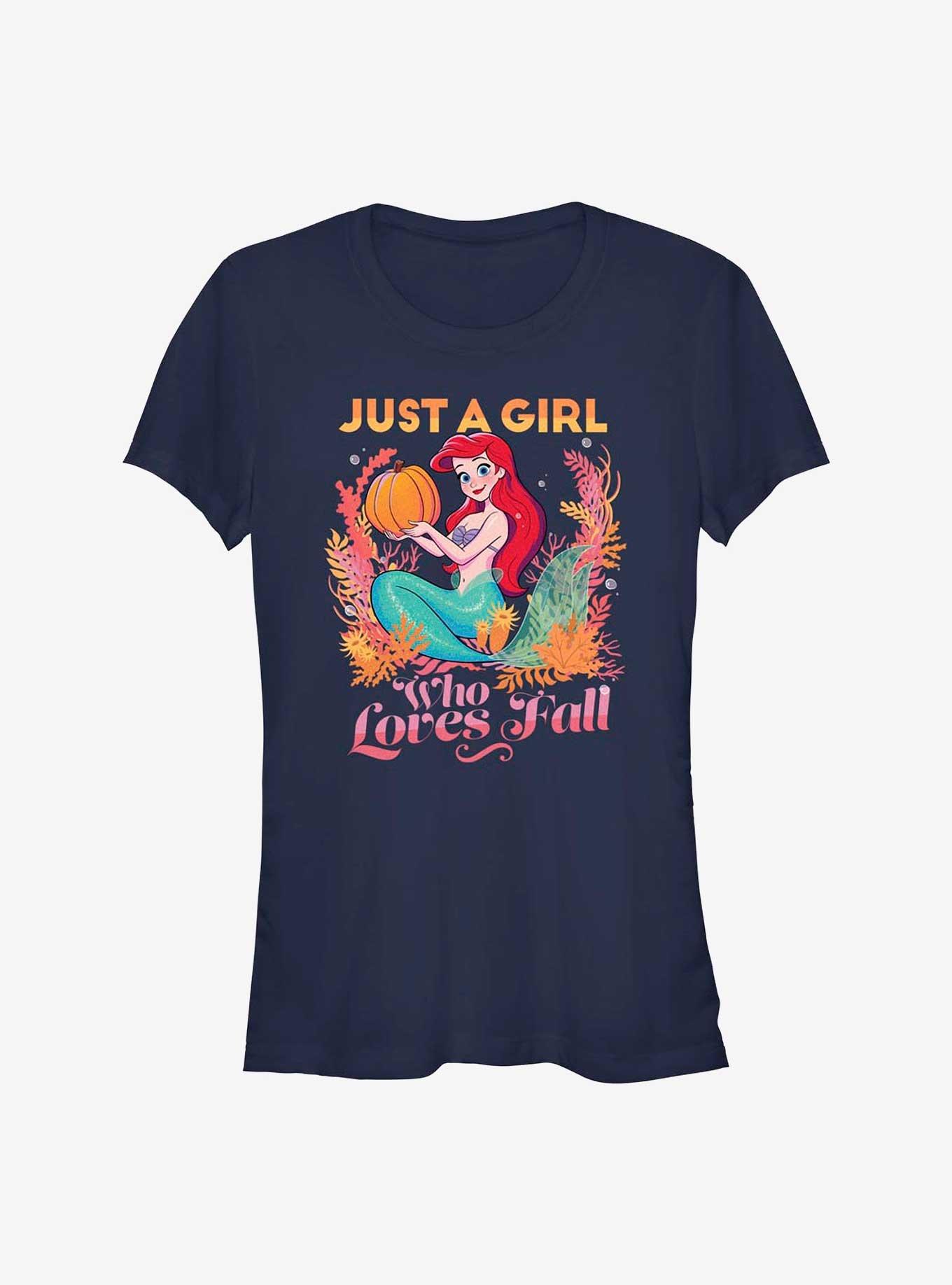Disney The Little Mermaid Pumpkin Ariel Girls T-Shirt, , hi-res