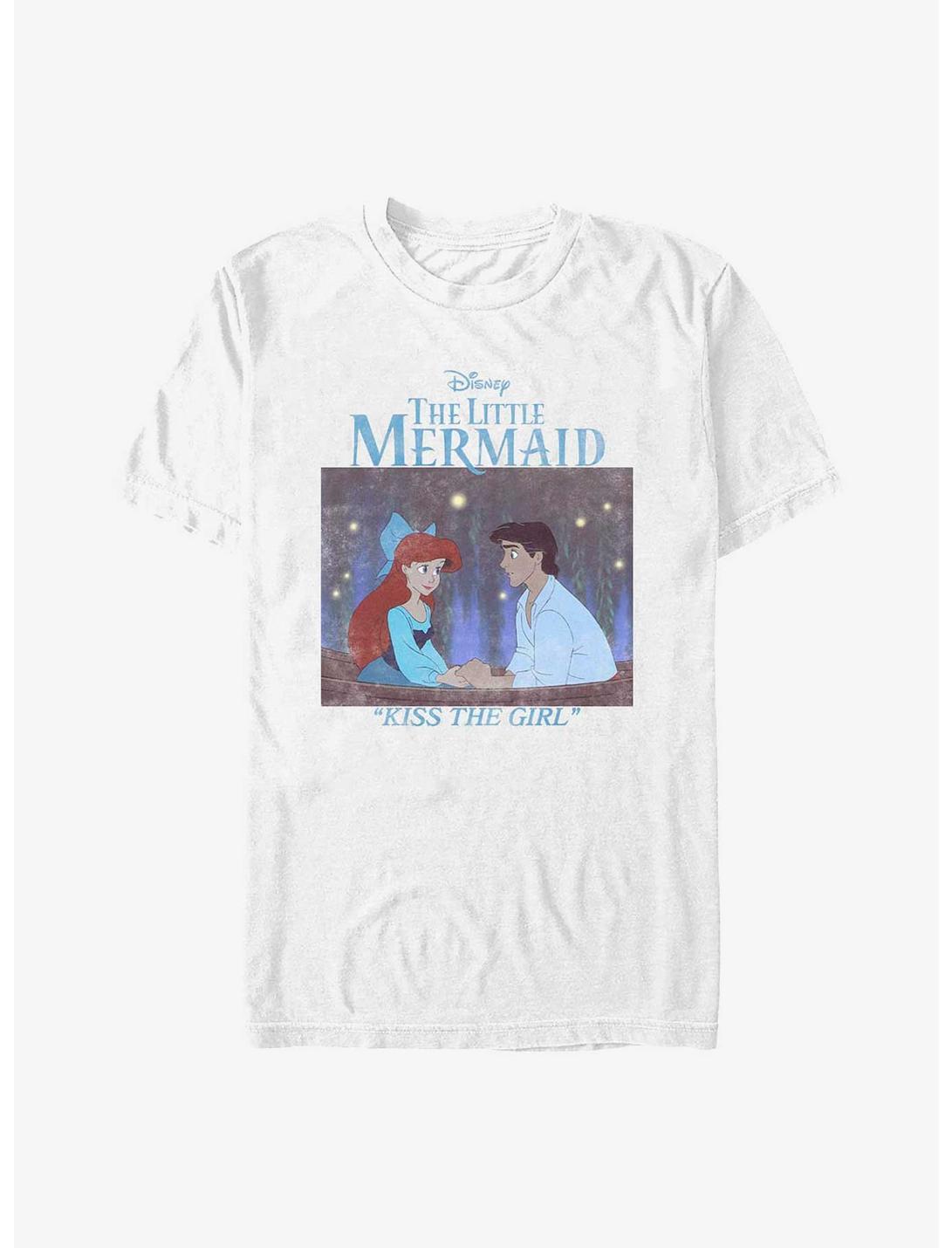 Disney The Little Mermaid Kiss The Girl T-Shirt, WHITE, hi-res