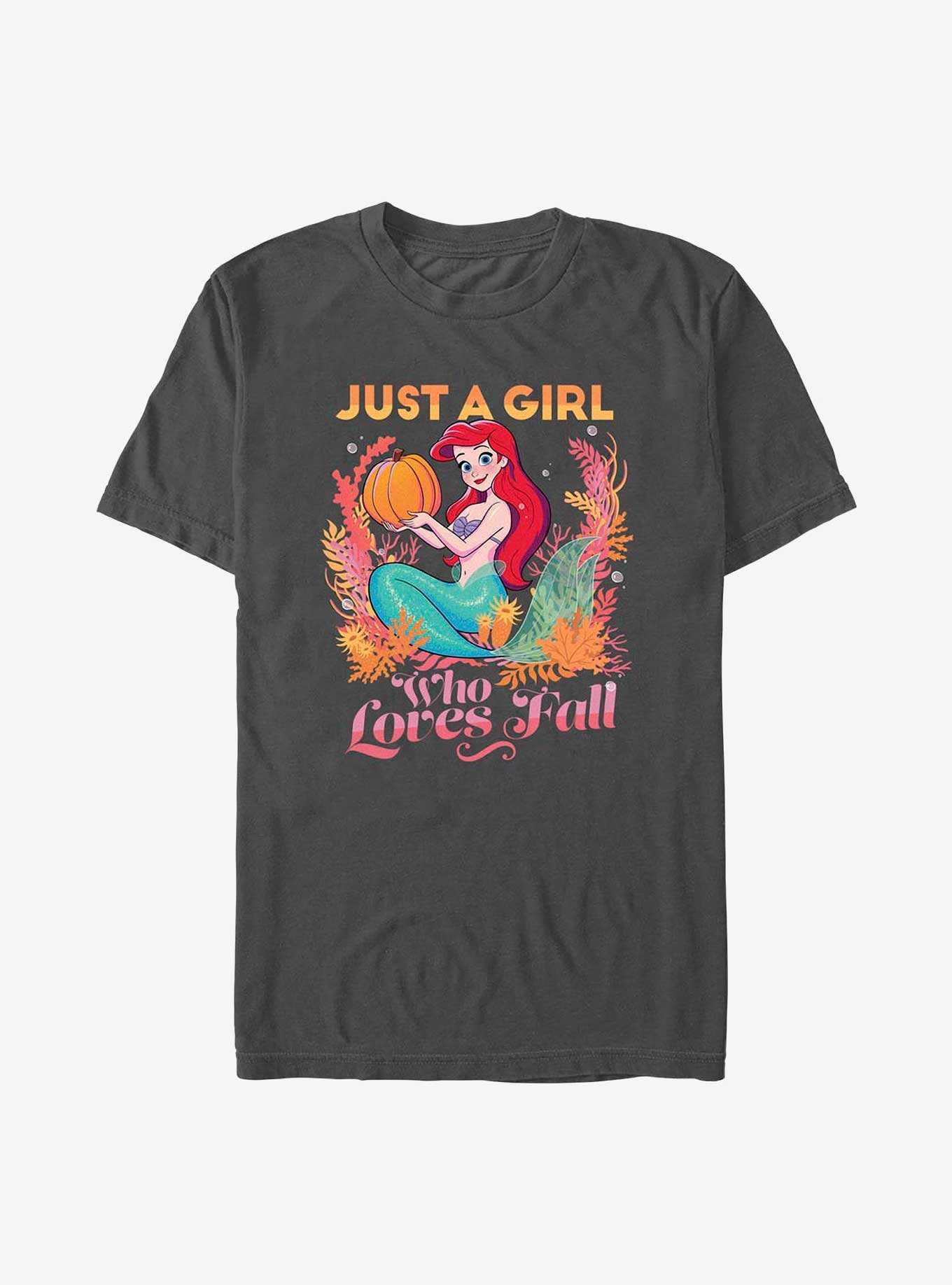 Disney The Little Mermaid Pumpkin Ariel T-Shirt, , hi-res