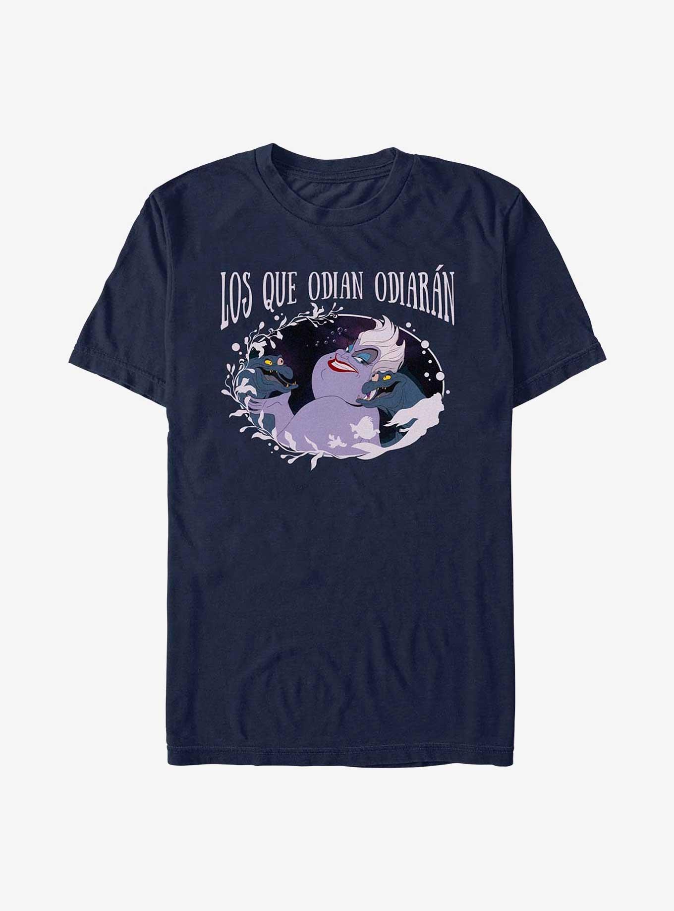 Disney The Little Mermaid Spanish Ursula Haters Gonna Hate T-Shirt, NAVY, hi-res