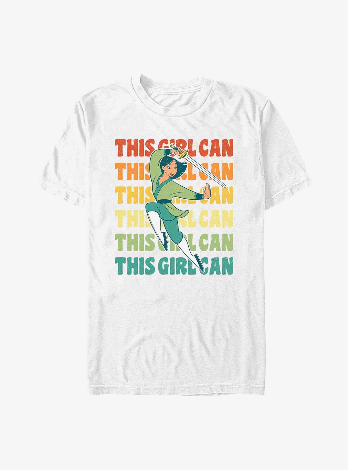 Disney Mulan This Girl Can T-Shirt, WHITE, hi-res