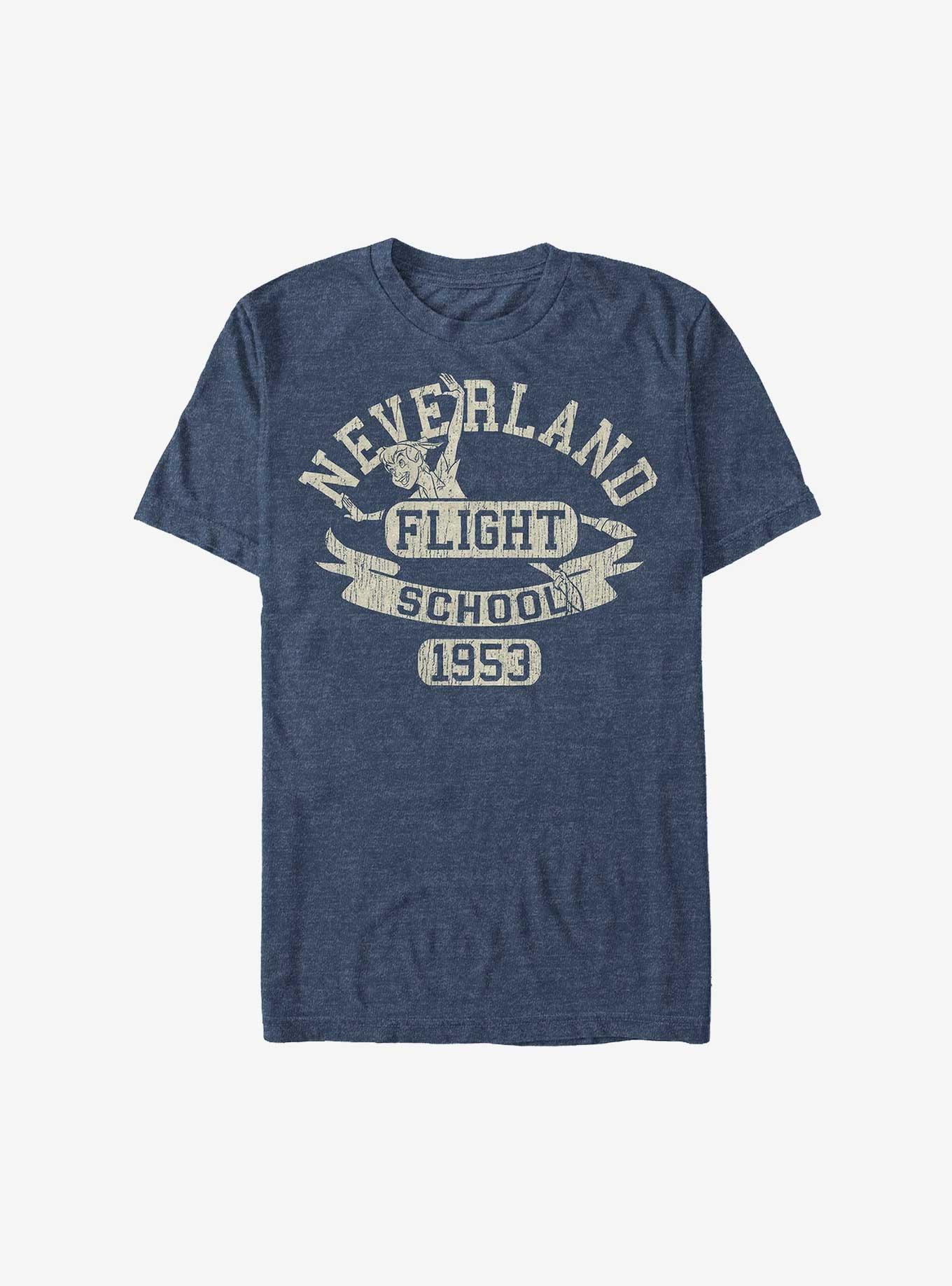 Disney Peter Pan Flight School T-Shirt, NAVY HTR, hi-res