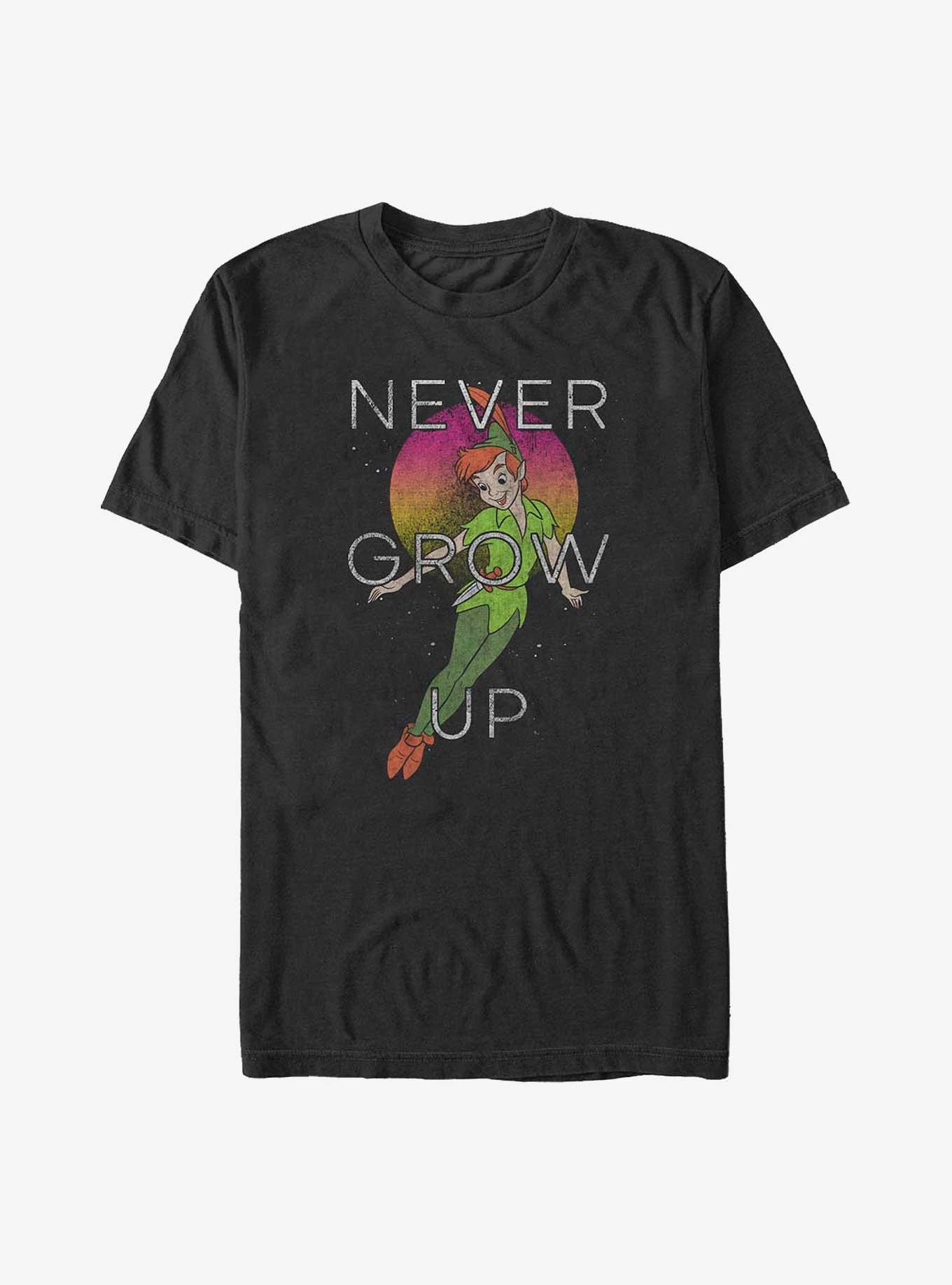 never grow up disney shirt