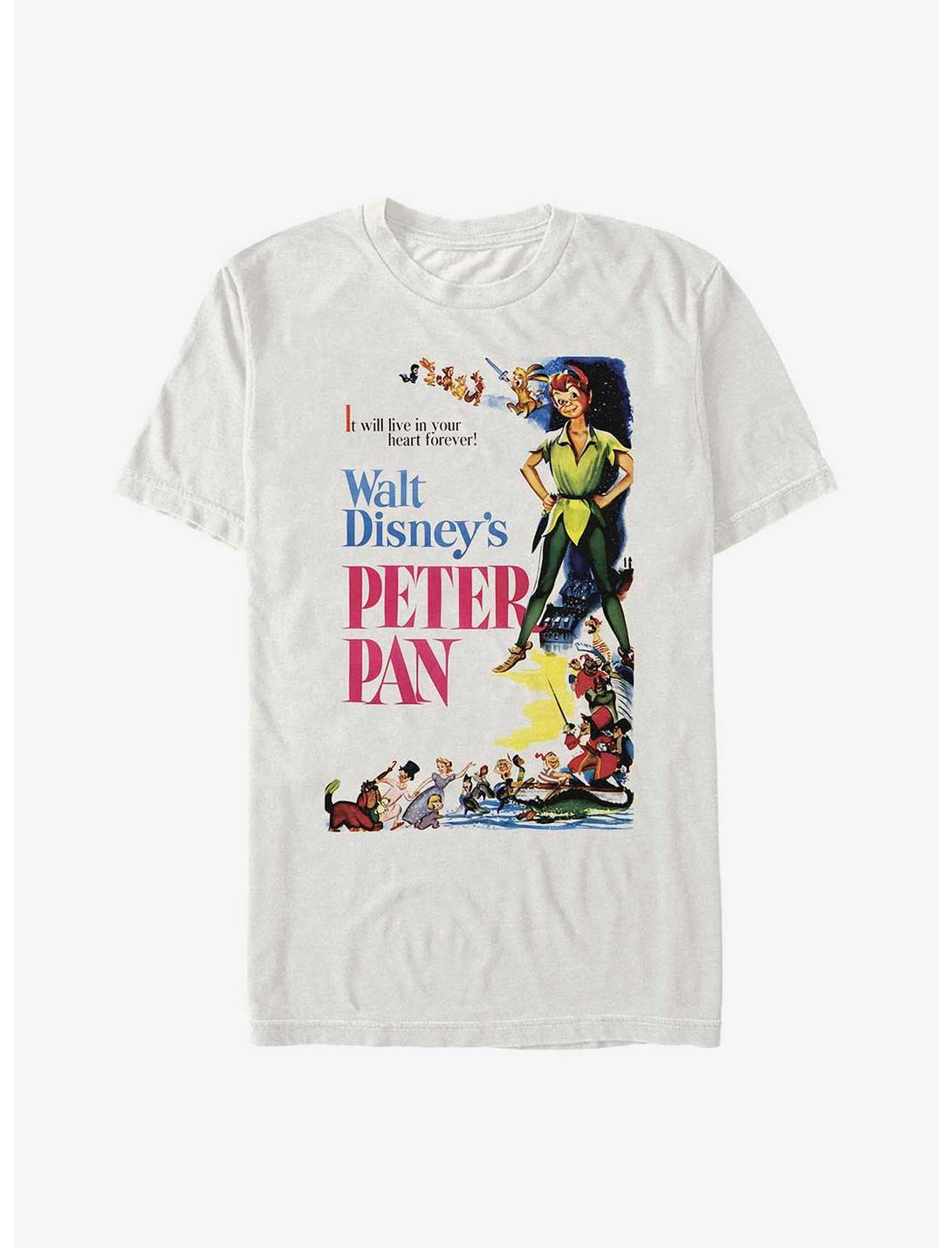 Disney Peter Pan Vintage Poster T-Shirt, NATURAL, hi-res