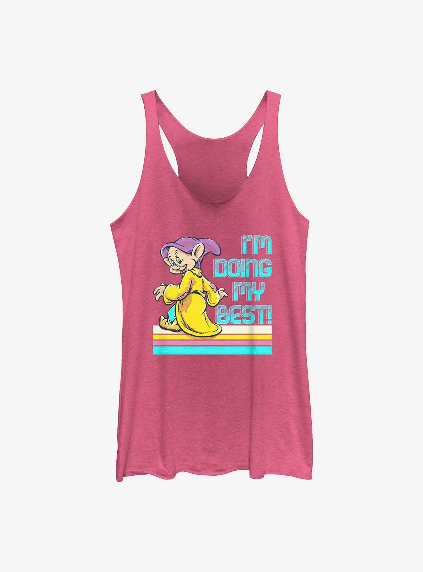 Disney Snow White and the Seven Dwarfs Best Dopey Can Girls Tank