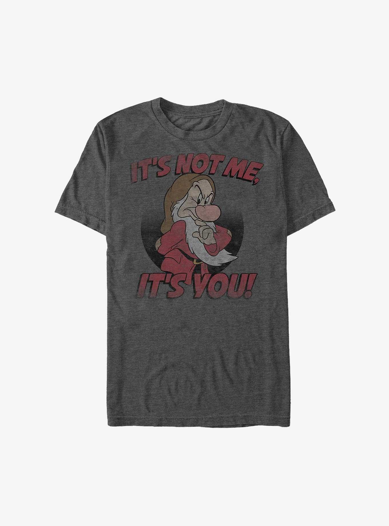Disney Snow White and the Seven Dwarfs It's Not Me T-Shirt, CHAR HTR, hi-res